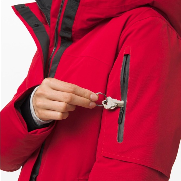 SOLD - Red winter warrior lululemon parka - Picture 4 of 4